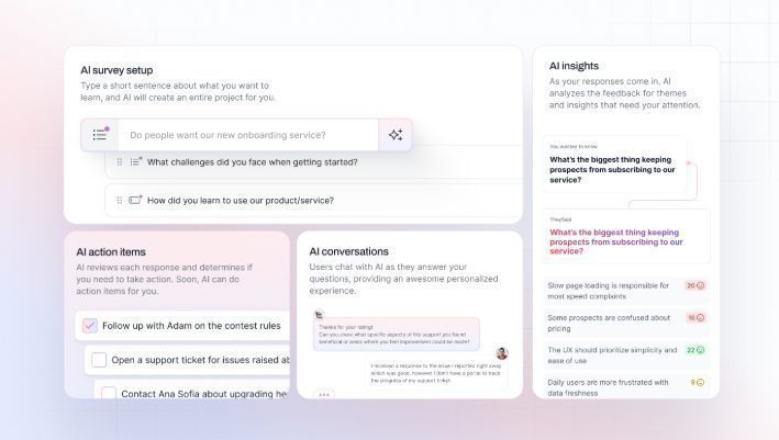 AI-Powered Surveys and Interviews That Dig Deeper